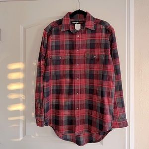 Wrangler Riggs Workwear Plaid Long Sleeve